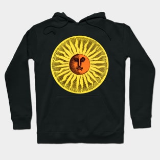 Vintage Sun, Renaissance Era Celestial Sunshine Hoodie